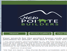 Tablet Screenshot of newpointebuilders.com